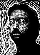 lino block, heart of darkness