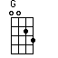 G chord 2 finger